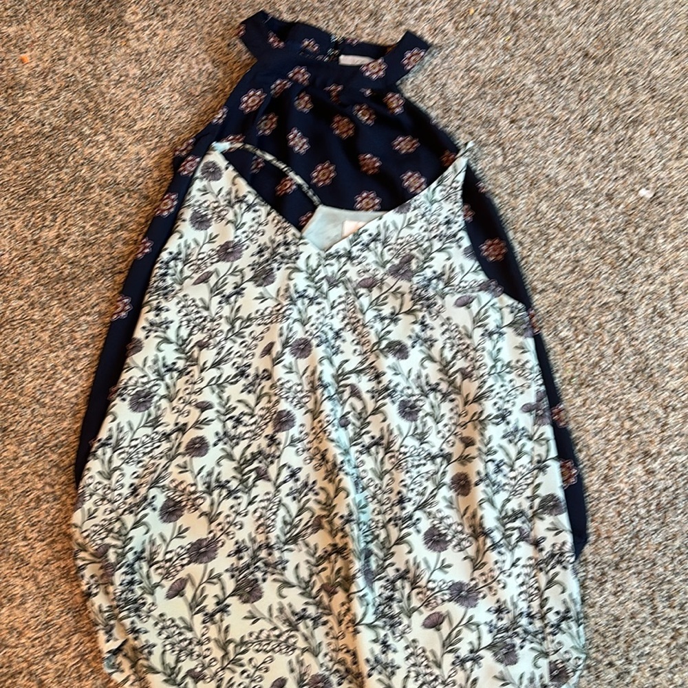 Two (2) Floral Loft Sleeveless Chiffon Blouses - Picture 10 of 10
